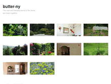 Tablet Screenshot of butter-ny.com